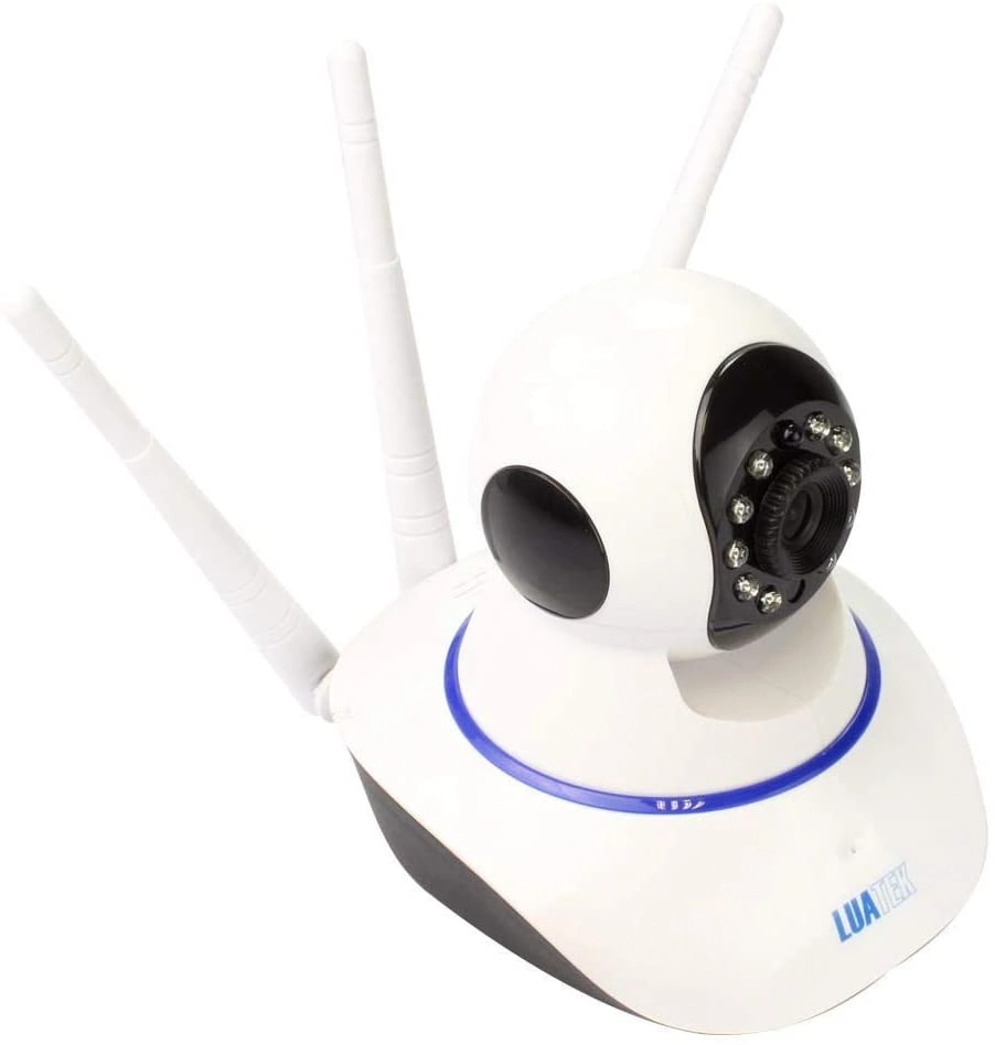 Câmera Ip Sem Fio 360° 3 Antenas Hd Wifi Visão Noturna Alarm