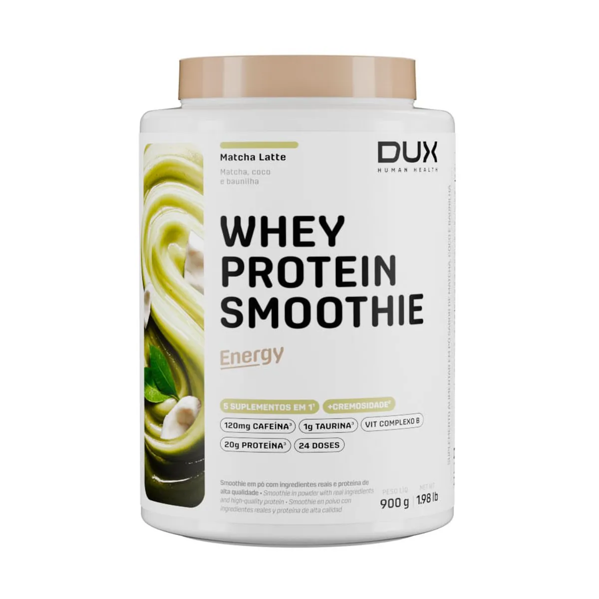 WHEY PROTEIN SMOOTHIE ENERGY - POTE 900G - Matcha Latte