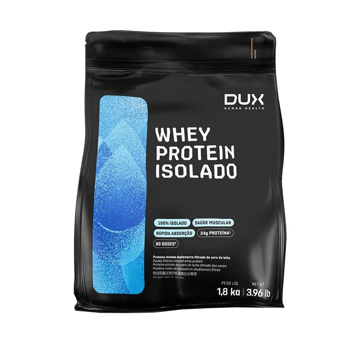 WHEY PROTEIN ISOLADO - 1,8 KG - Sabor Butter Cookies - 1800g