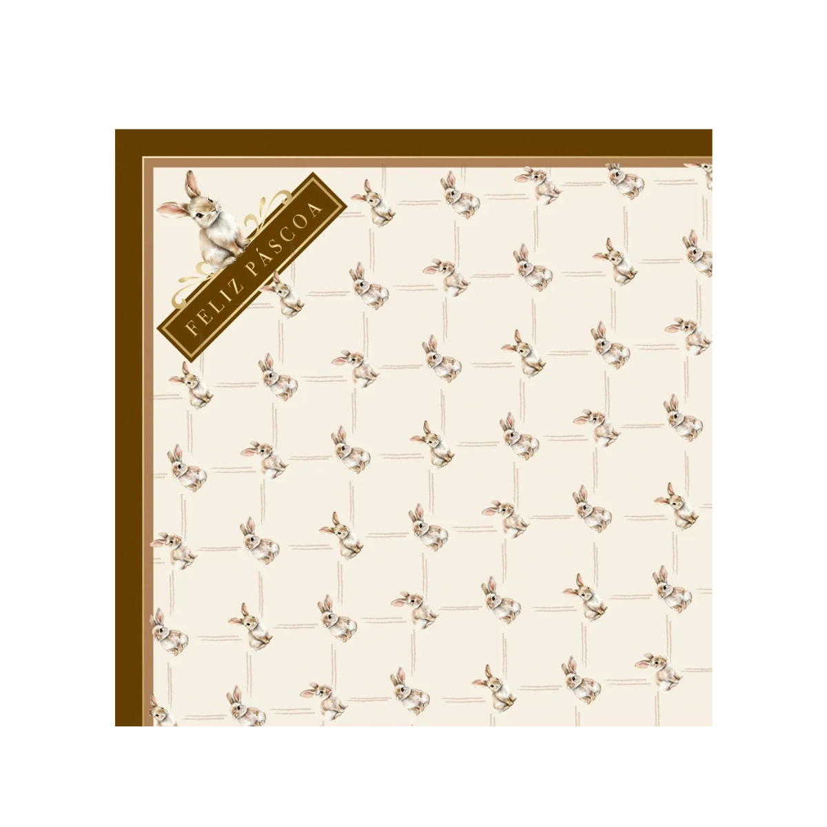 Express Classique Bunny Marfim 39x39 Pt C/25 Un