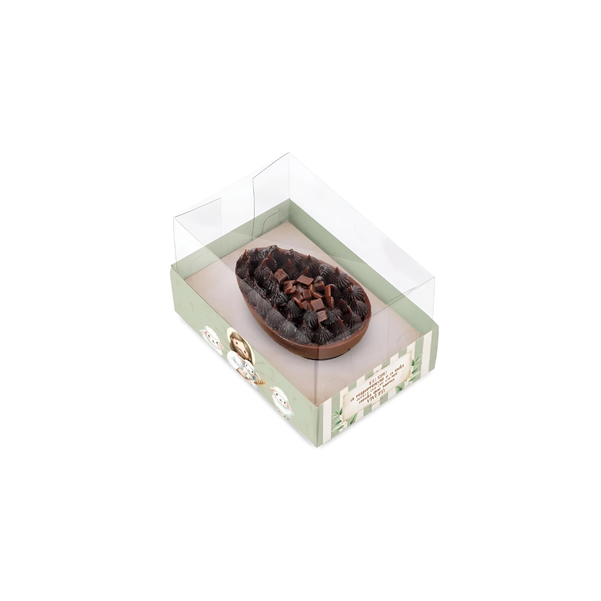 Caixa Horizonte P/ovo 50g 5,5x8x5cm Cromus