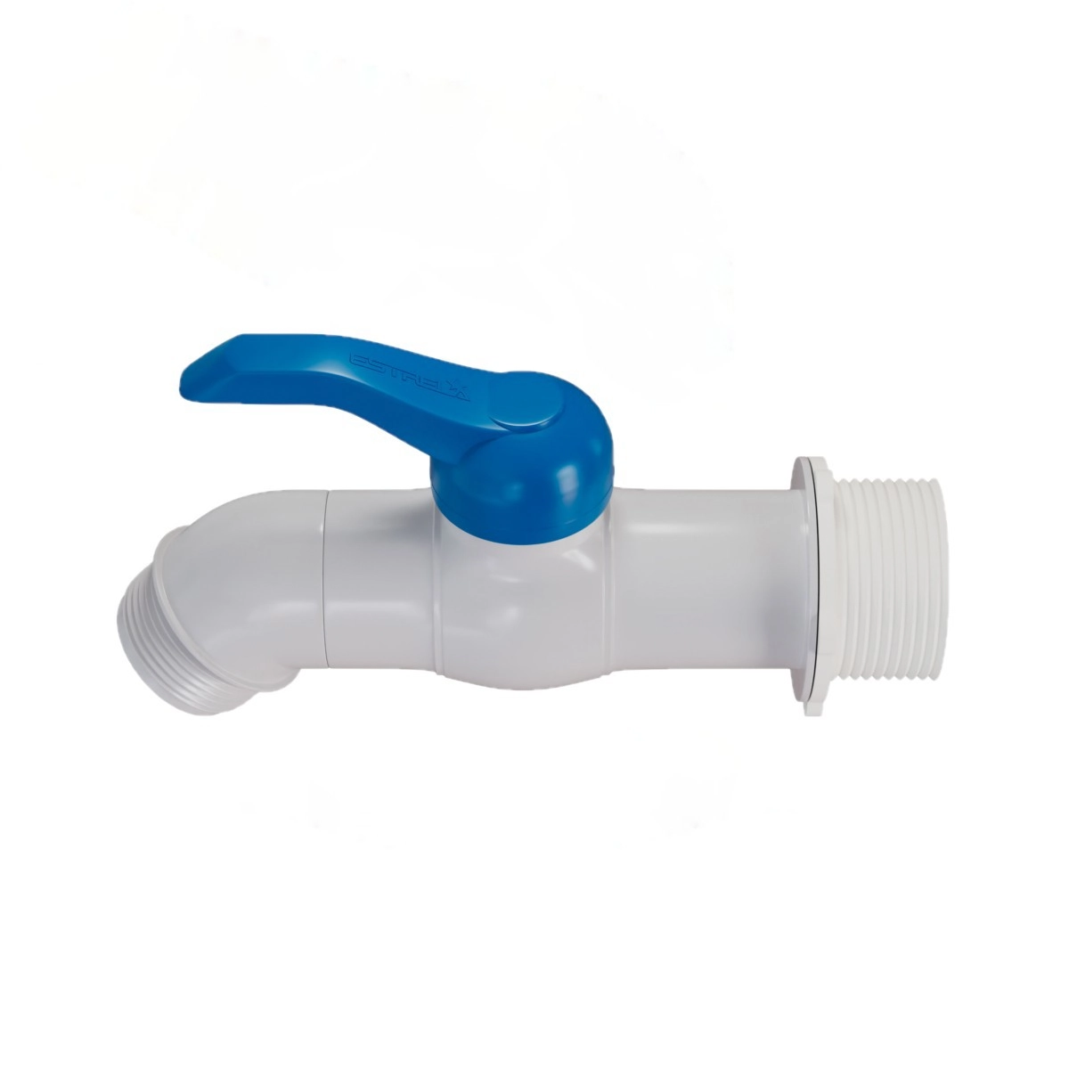Torneira Esfera PVC Tanque Sem Bica 1/2 3/4 Branca