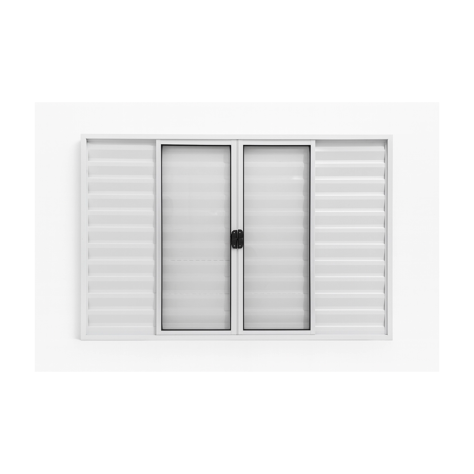 Veneziana 6 Folhas Aluminio Branco 1,00x1,00