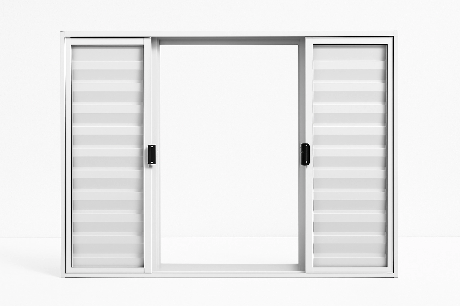 Veneziana 6 Folhas Aluminio Branco 1,00x1,00