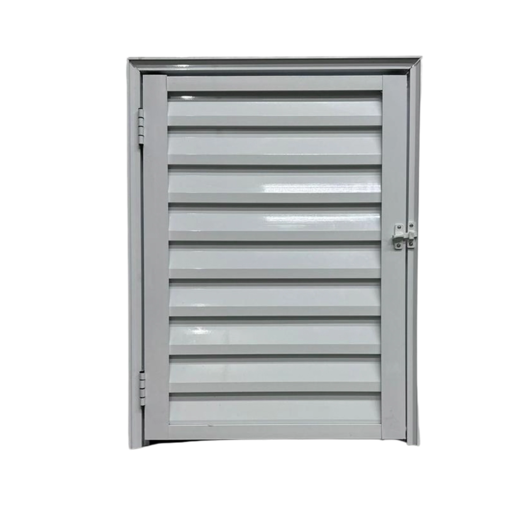 Porta Abrigo Alçapão Portinhola Aluminio Branco 60x60 - Linha 25