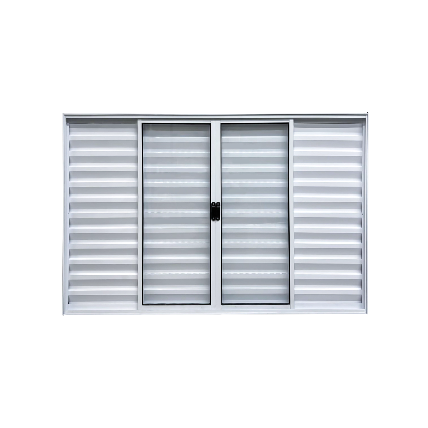 Veneziana 6 Folhas Aluminio Branco 1,20x2,00 Linha 18 Modular