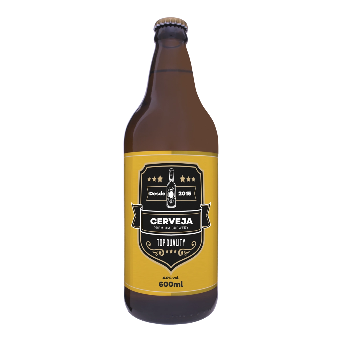 Cerveja Pilsen Simplus Garrafa 600ml