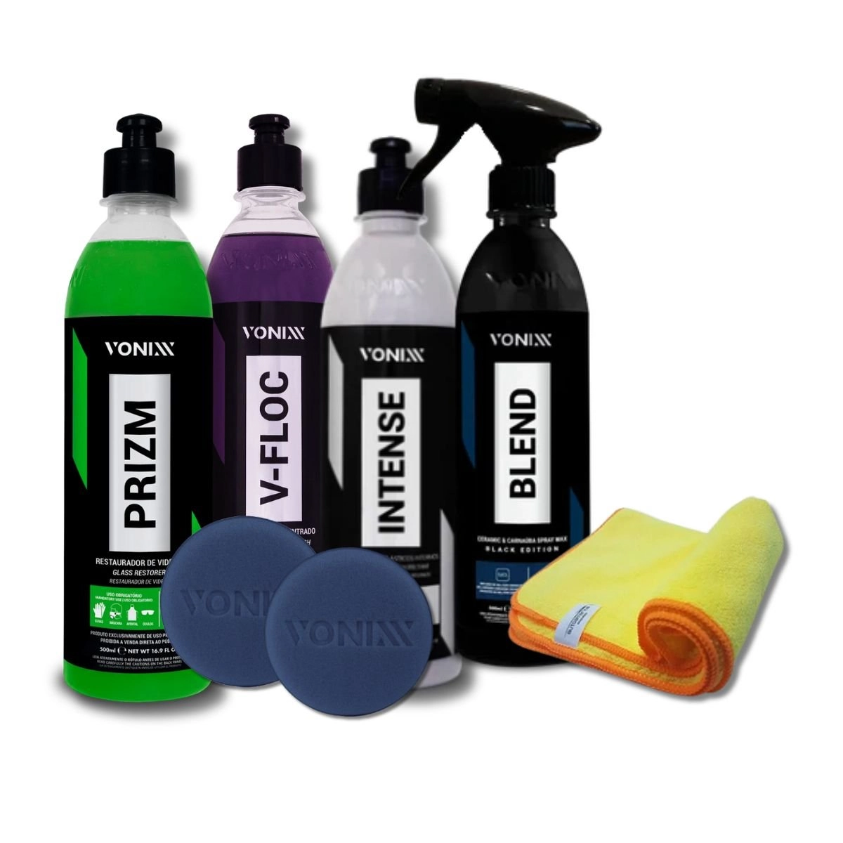 Kit Cuidado Automotivo Vonixx Com 6 Itens