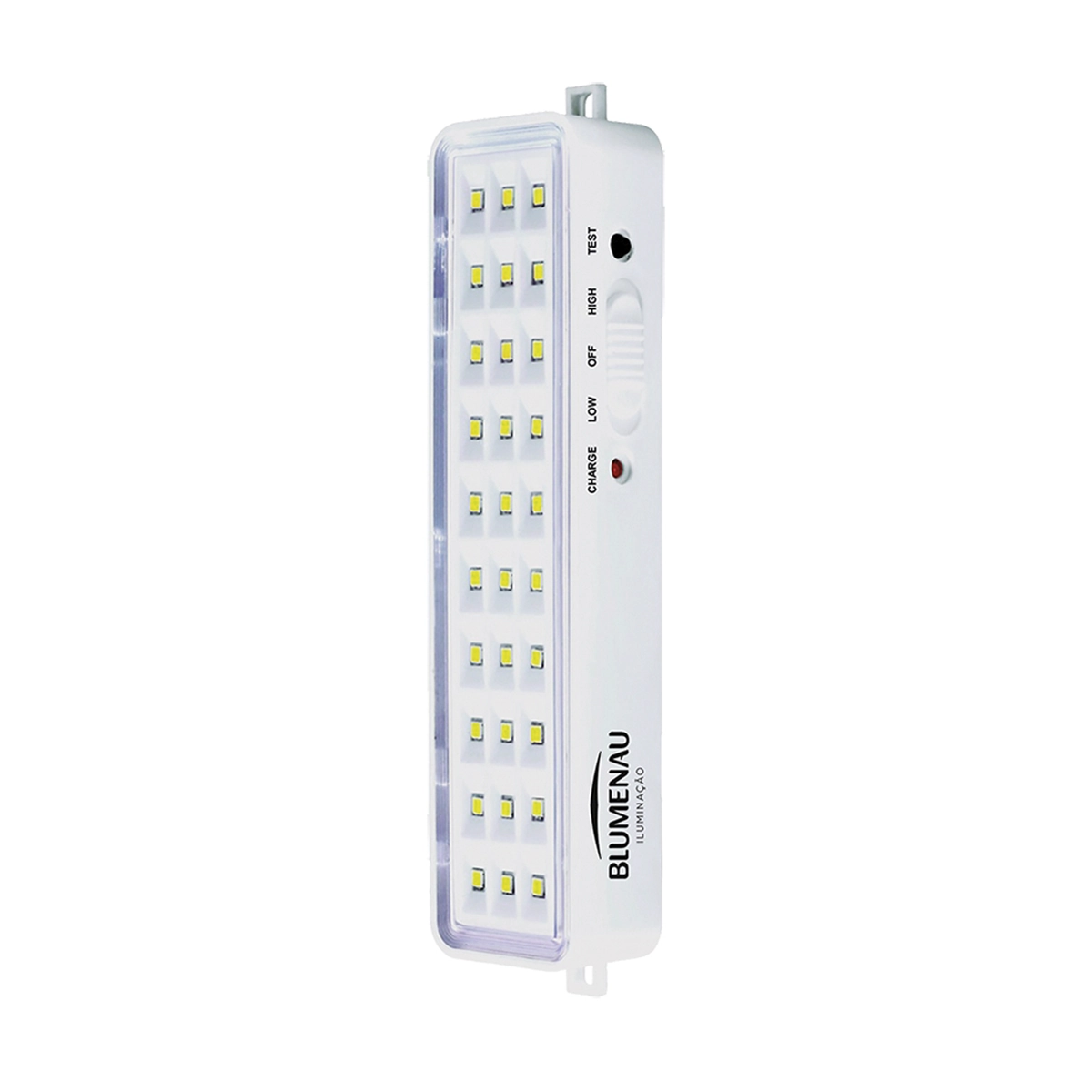 Kit 3 Luminárias De Emergência Blumenau 30 Leds Recarregável Bivolt