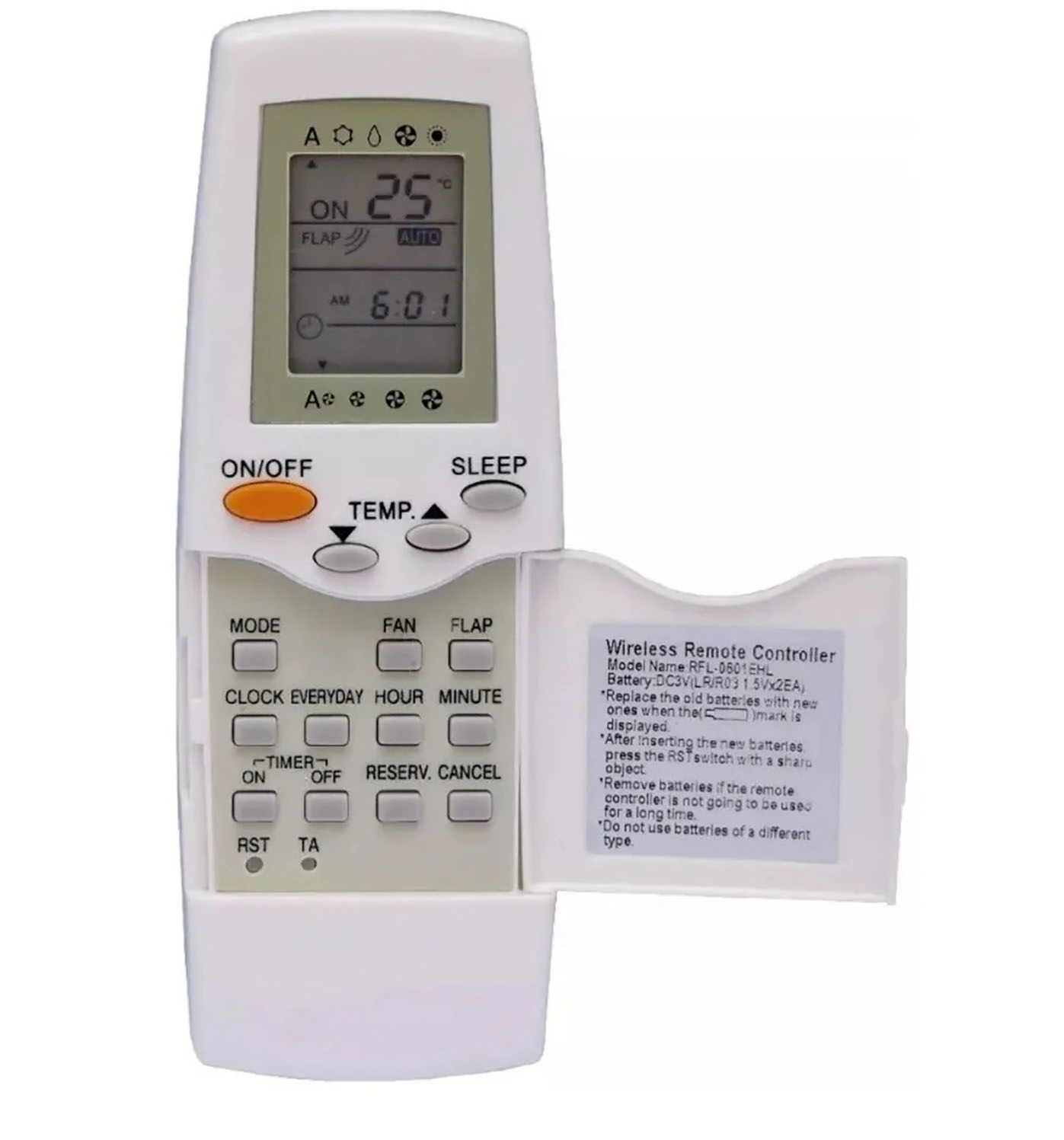 Controle Remoto Ar Springer Carrier  42dca018515ls Compatível