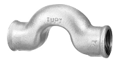 Curva Transposição Metal Galvanizado 90º Fêmea 1/2 Tupy Tupi