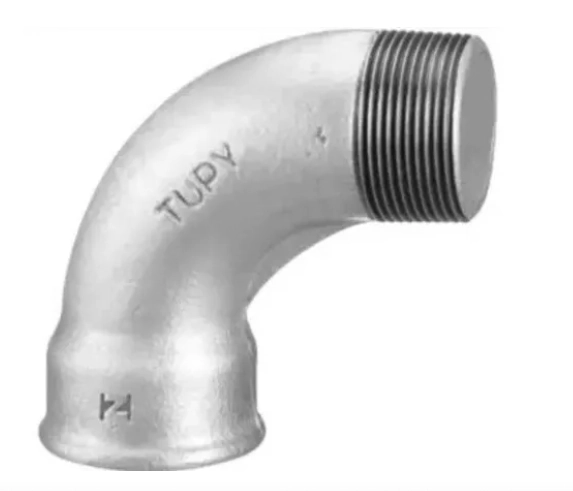 Curva Metal Galvanizado Macho Femea 90° 3/4 Tupy Tupi