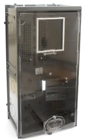 Caixa De Medição Individual Para Muro Frontal Com Visor De Vidro 3091/mf-cpfl