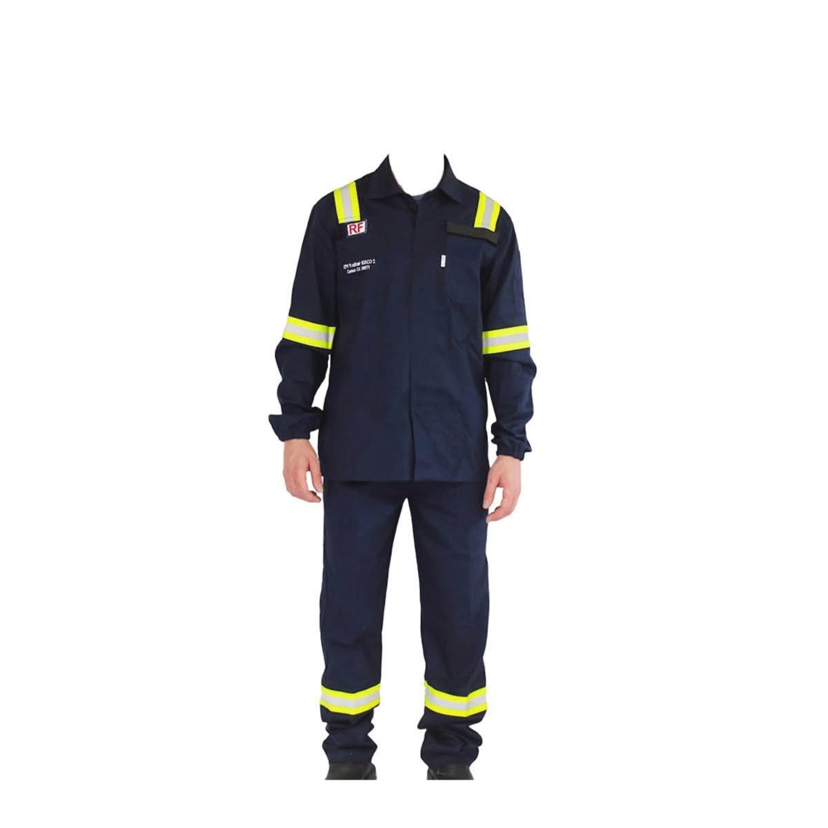 Conjunto Antichamas - Arco Elétrico Risco 2 Fr Nr10 - Atpv 11 Cal/cm2 - Azul Xg