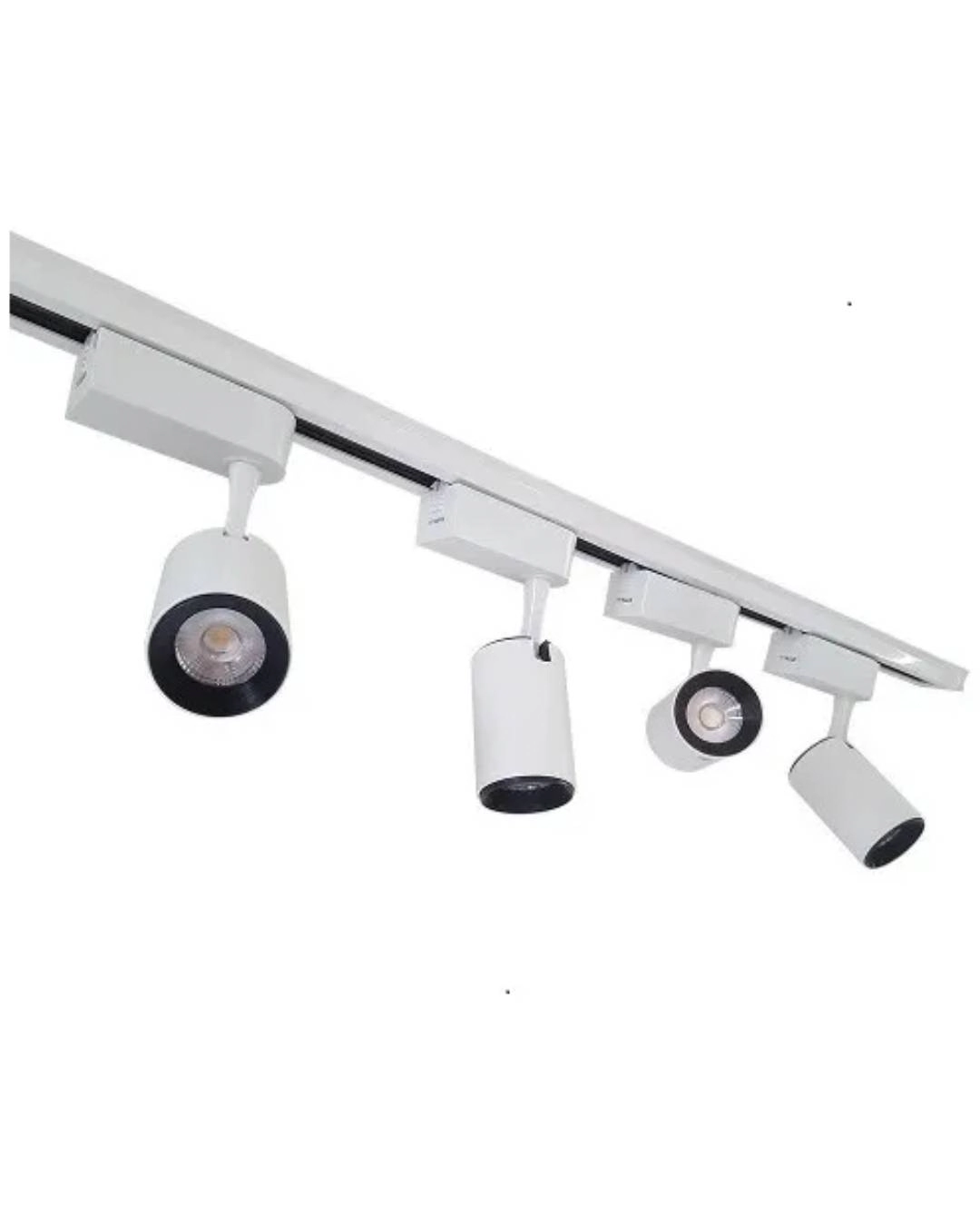 Trilho Eletrificado 2m + 5 Spot Led 7w 6000k Bivolt Branco