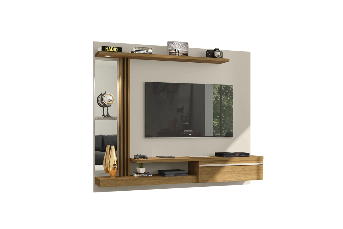 Painel Denver Off White Cinamomo - Bechara Móveis
