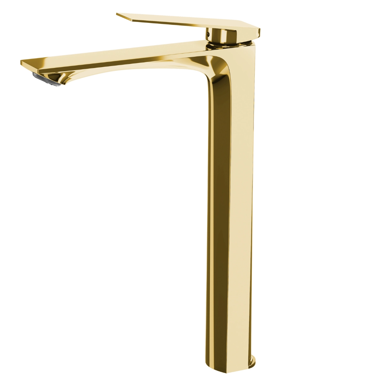 Torneira Banheiro Misturador Alta Atenas Dourada 100% Metal Premium Dourado