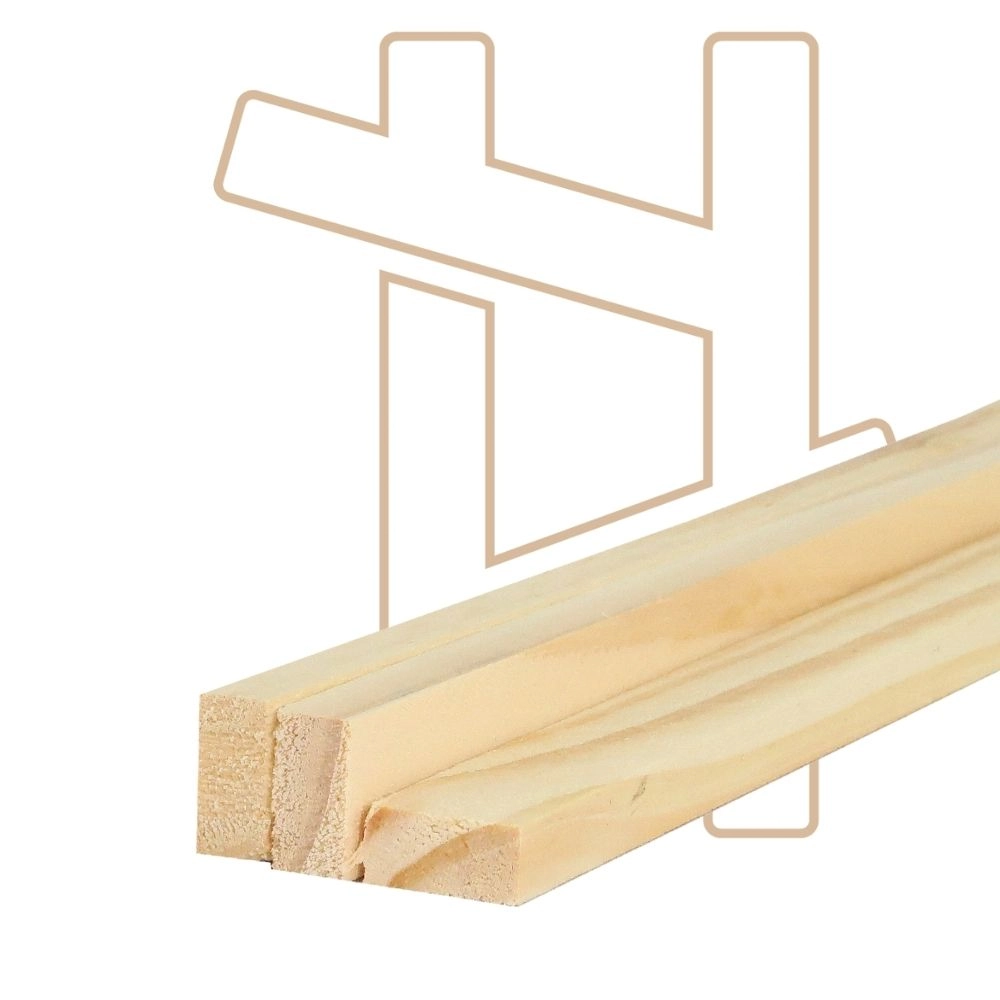 40 Ripas De Pinus 2x1cm - 85cm De Comprimento