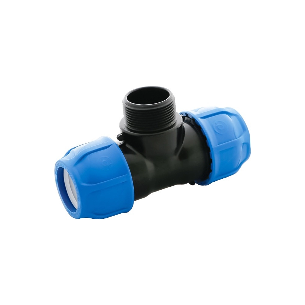 Tê De Compressão Pp 32x32mm - Rosca Macho 3/4"