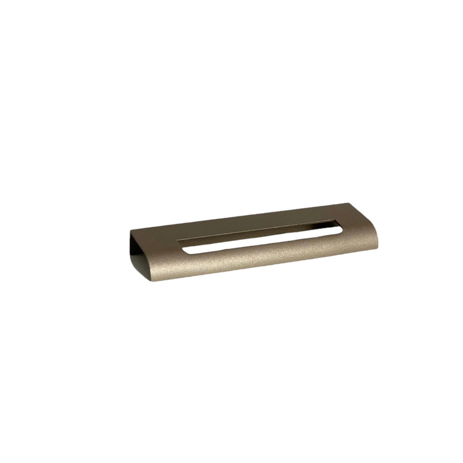 Puxador Para Móveis Thin Reto Branco 125mm Aluminium Decor Champanhe