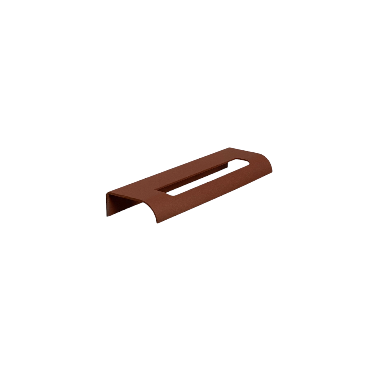 Puxador Para Móveis Thin Reto Branco 125mm Aluminium Decor Cobre