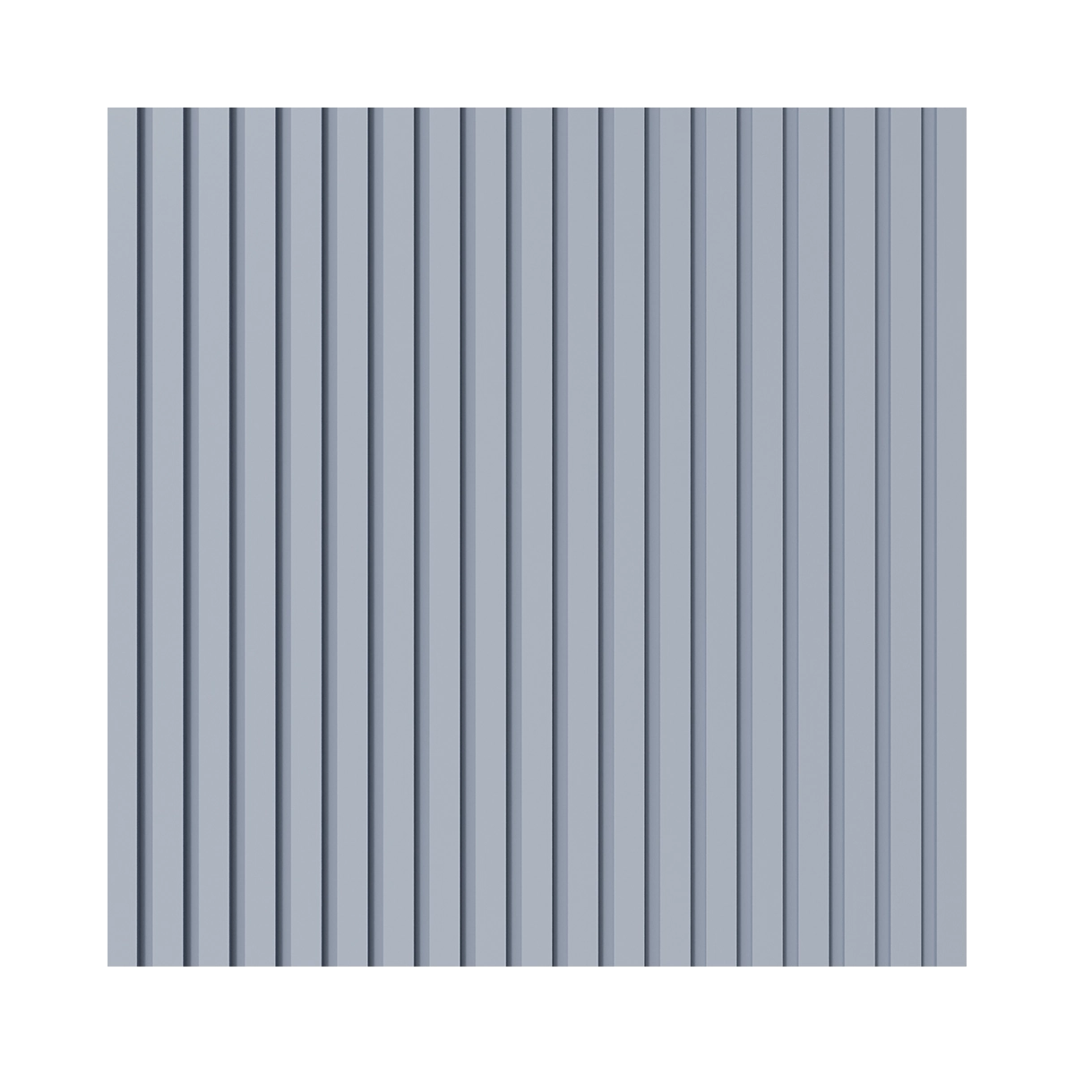 Painel Ripado Eva Laminado Autocolante Flexivel 10cm Play | Valor Do Metro M² - Azul