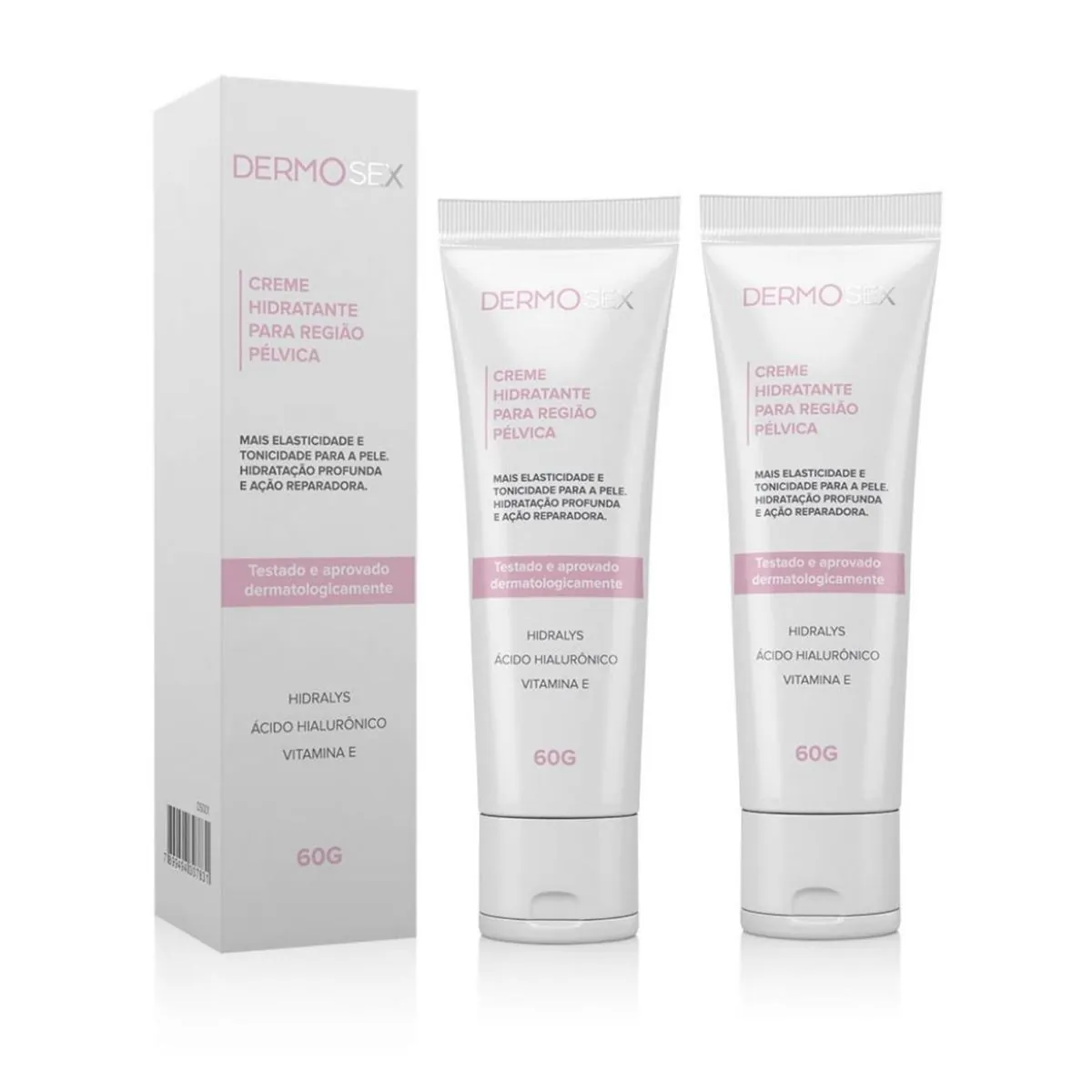 Combo 2x Creme Hidratante Para Partes Íntimas Pélvica Ação Calmante 60g