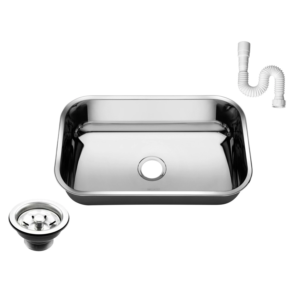Cuba Pia Inox 430 Cozinha N 2 56x34x17 As Extra Funda