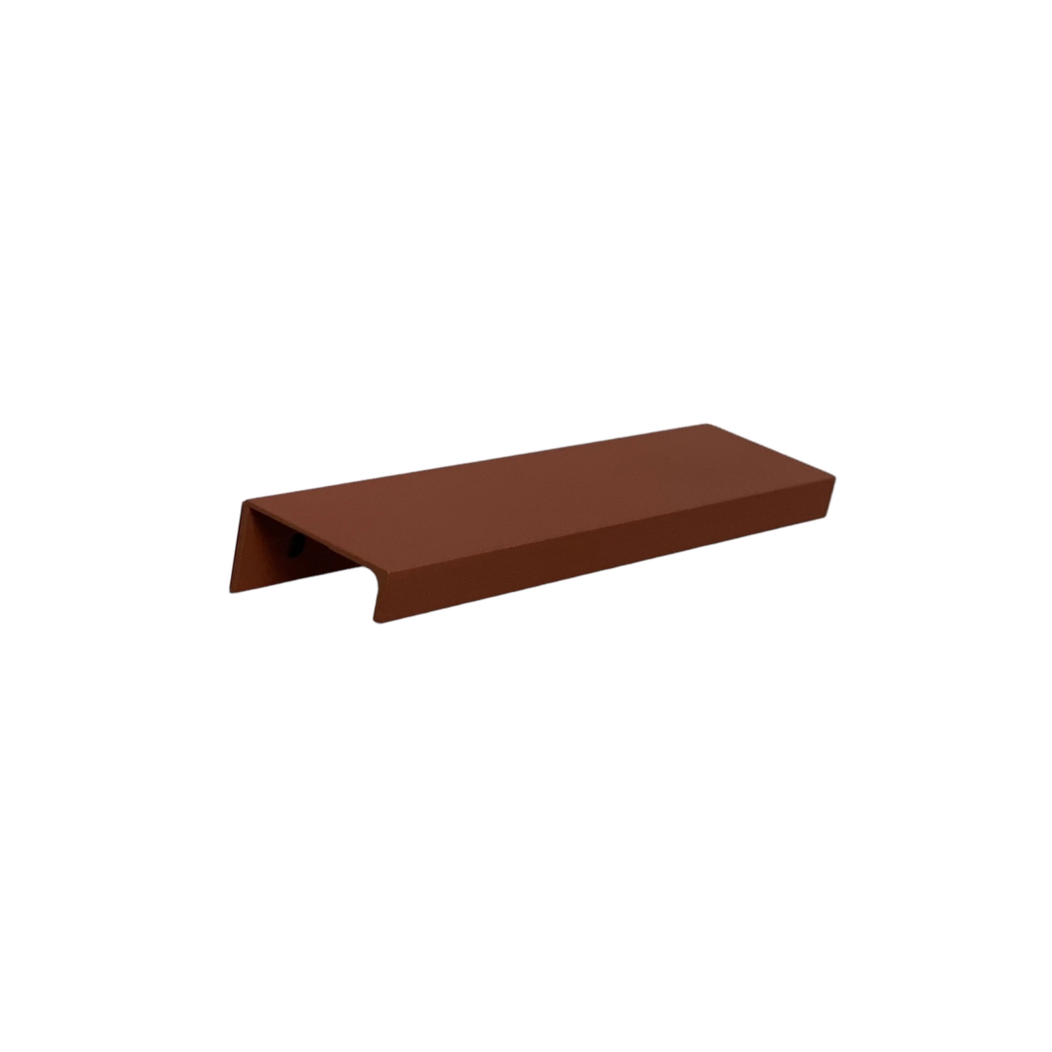 Kit 20 Puxadores De Móveis Wave Reto Preto 125mm Aluminium Cobre
