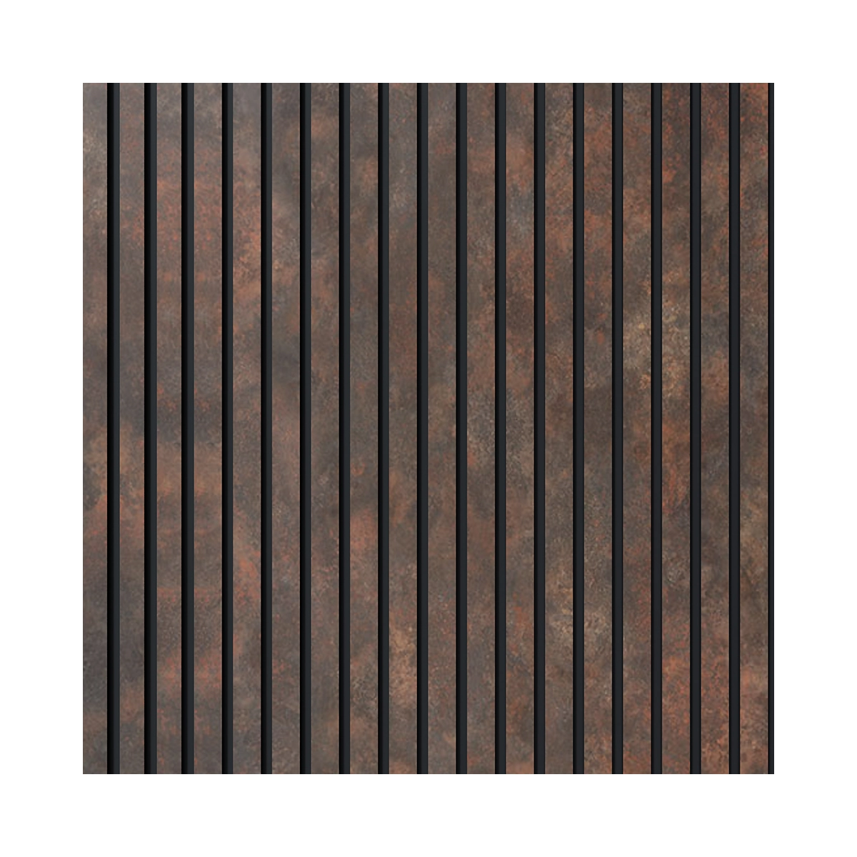 Painel Ripado Eva Laminado Autocolante 10cm Urban Corten | Valor Do Metro