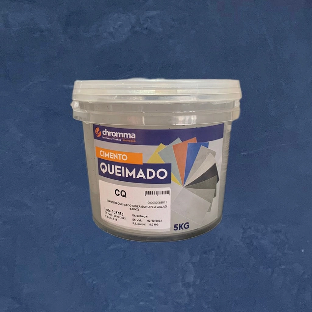Cimento Queimado Chromma Oceano Profundo - Galão 5kg
