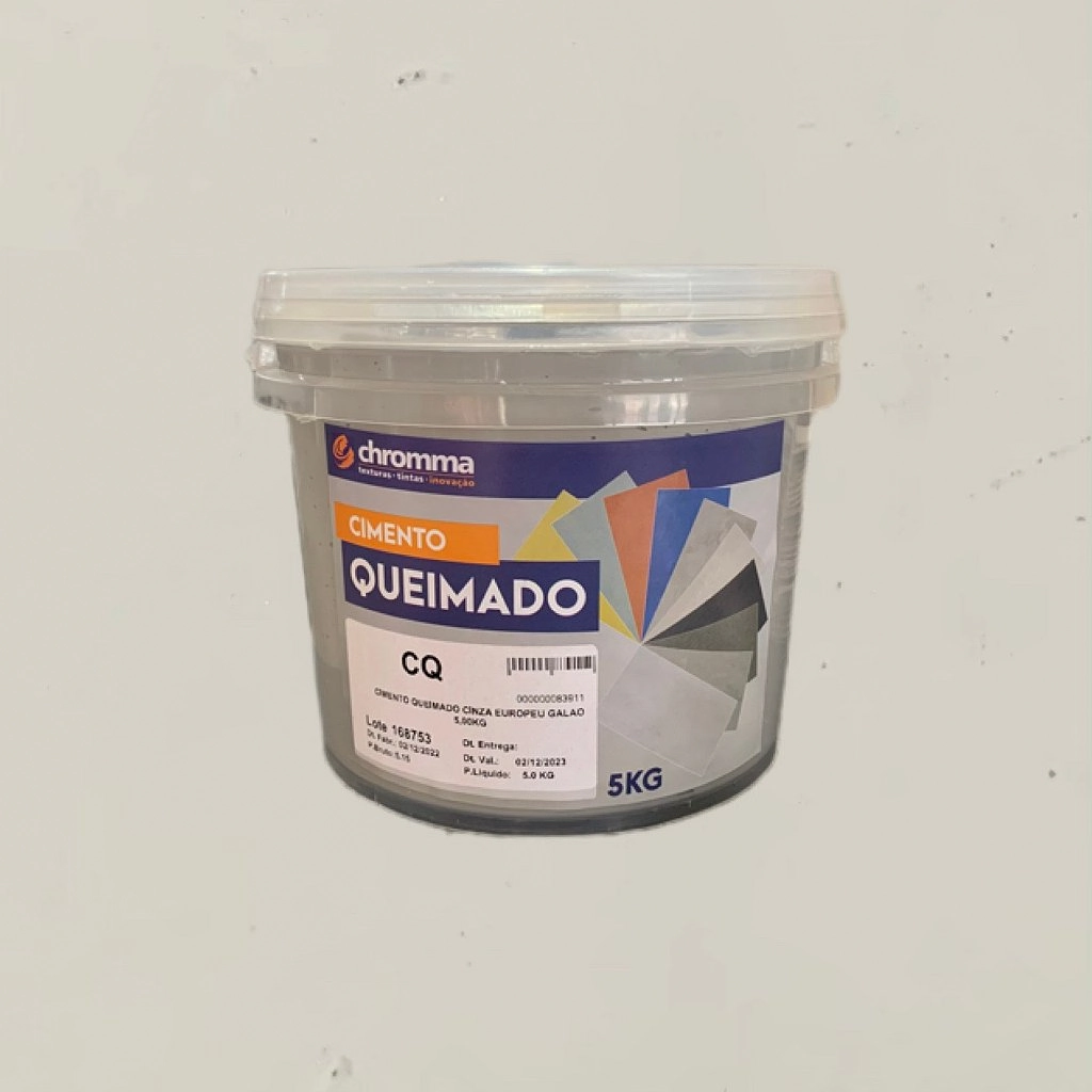 Cimento Queimado Chromma Toque Minimalista - Galão 5kg