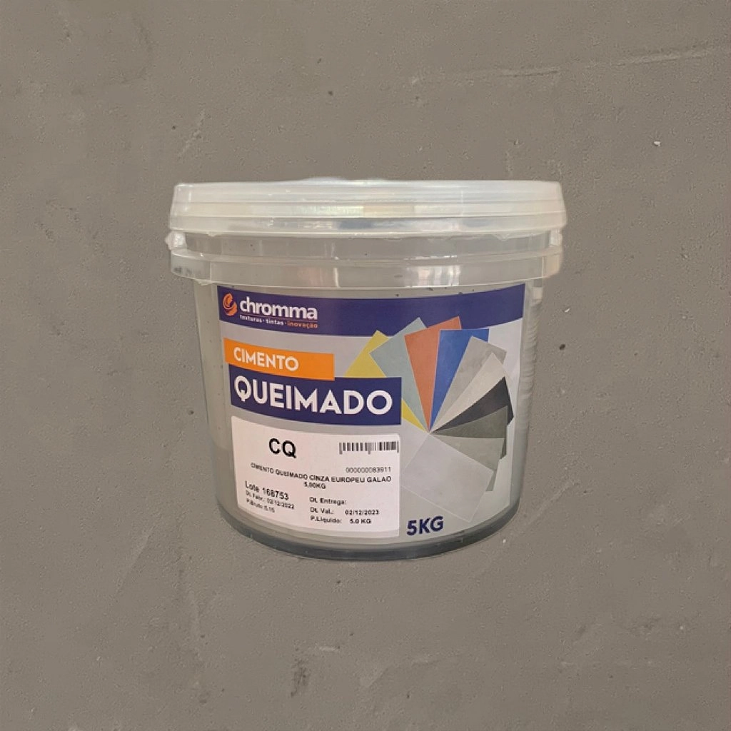 Cimento Queimado Chromma Solo Escuro - Galão 5kg