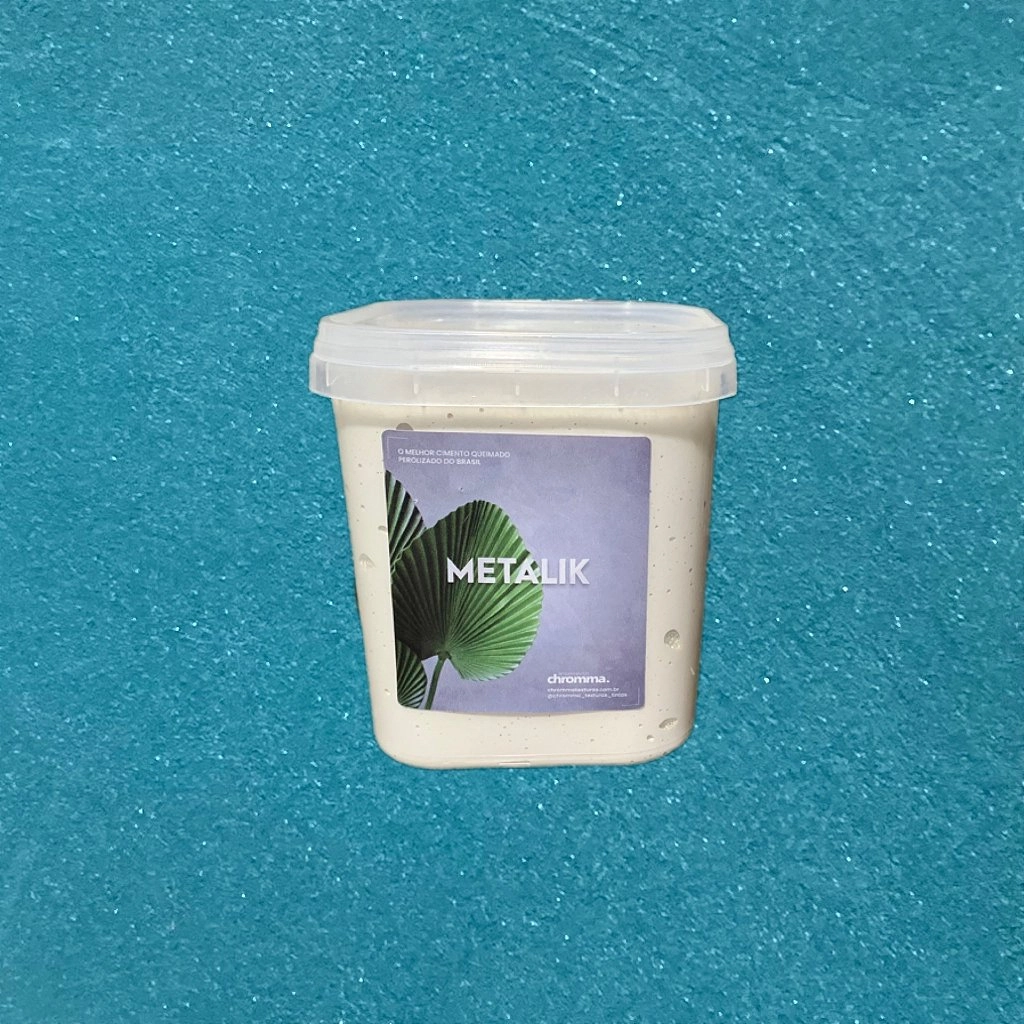 Cimento Perolizado Quartzo Verde Pote 1.15kg - Metalik Chromma