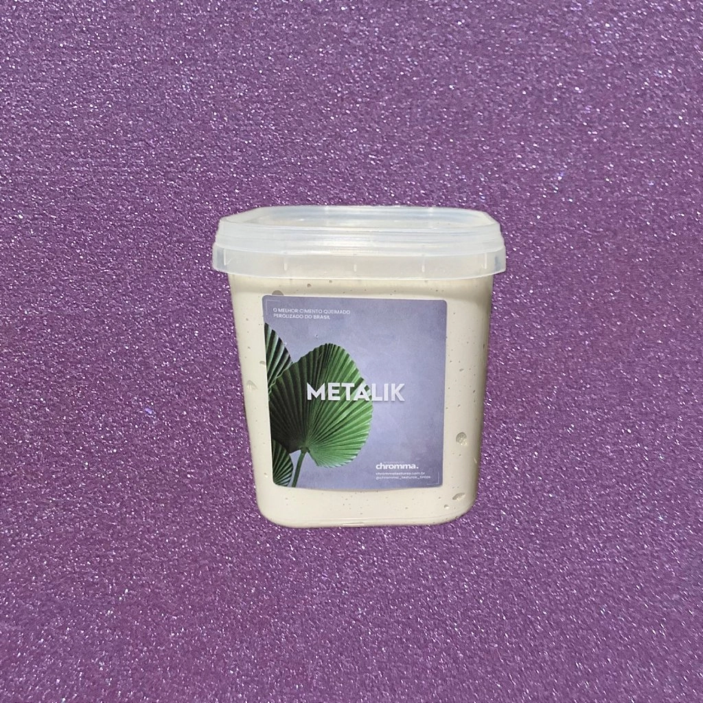 Cimento Perolizado Açaí - Pote 1.15kg - Metalik Chromma