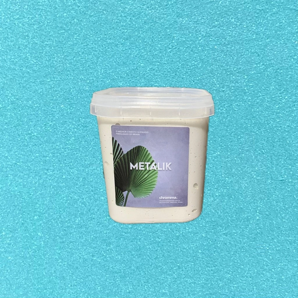 Cimento Perolizado Camaleão - Pote 1.15kg - Metalik Chromma