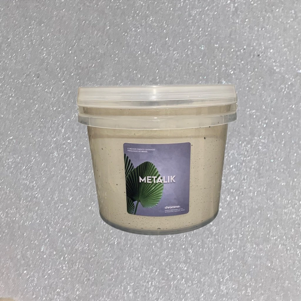 Cimento Perolizado Vale Da Lua - Galão 3,5kg - Metalik Chromma