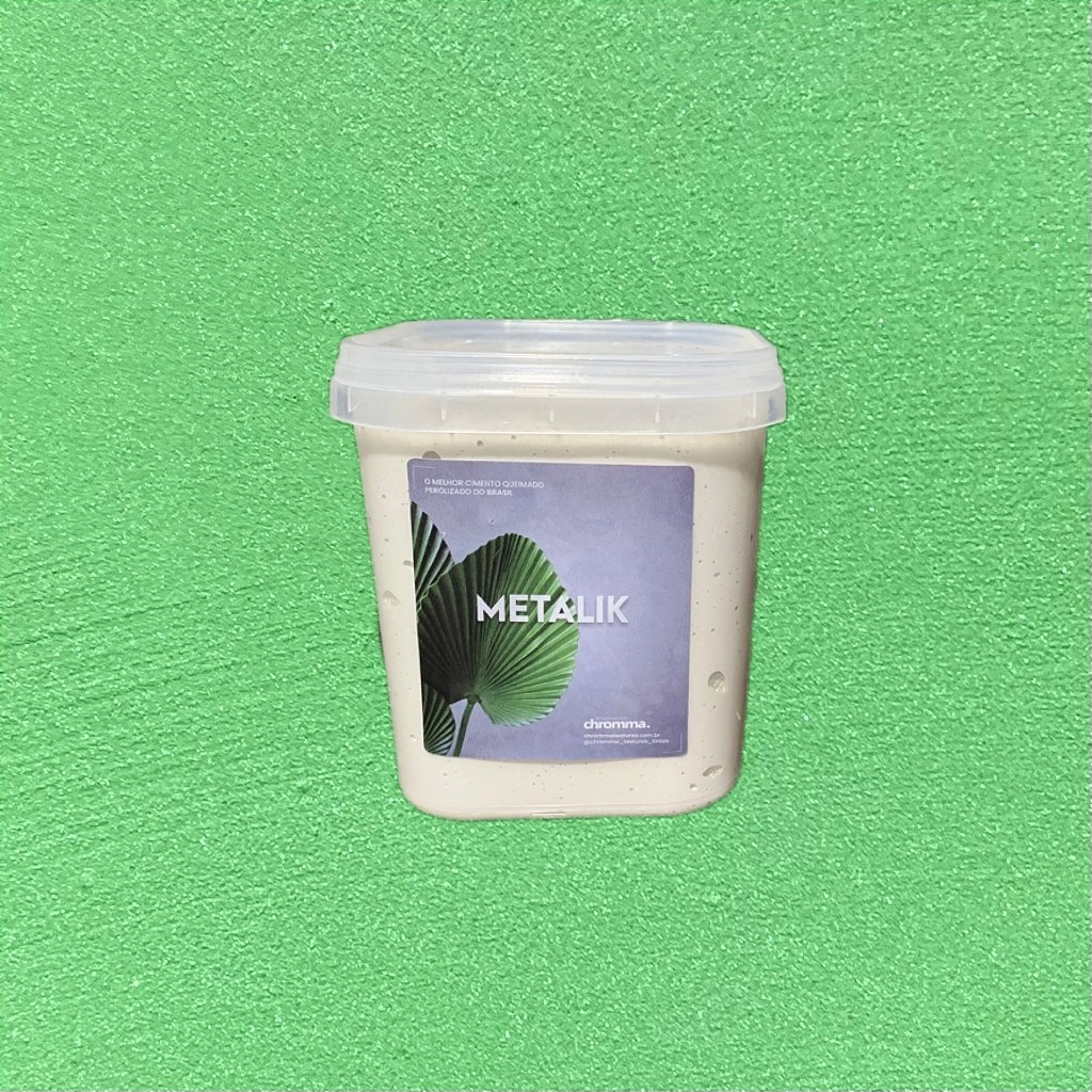 Cimento Perolizado Verde Intenso Pote 1.15kg - Metalik Chromma
