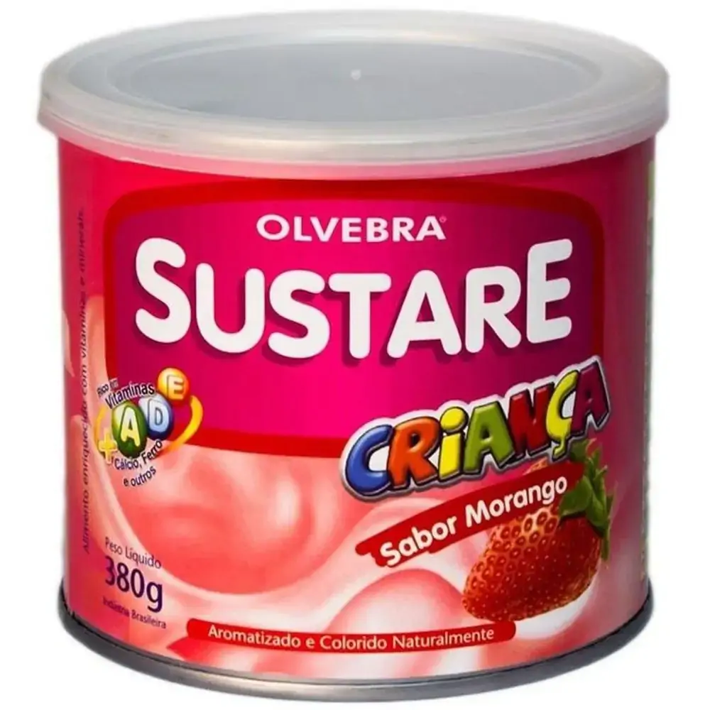 Sustare Kids Morango 380 Olvebra
