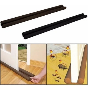 Vedação De Porta Veda Pó Duplo Kit C/2 Unid 80cm