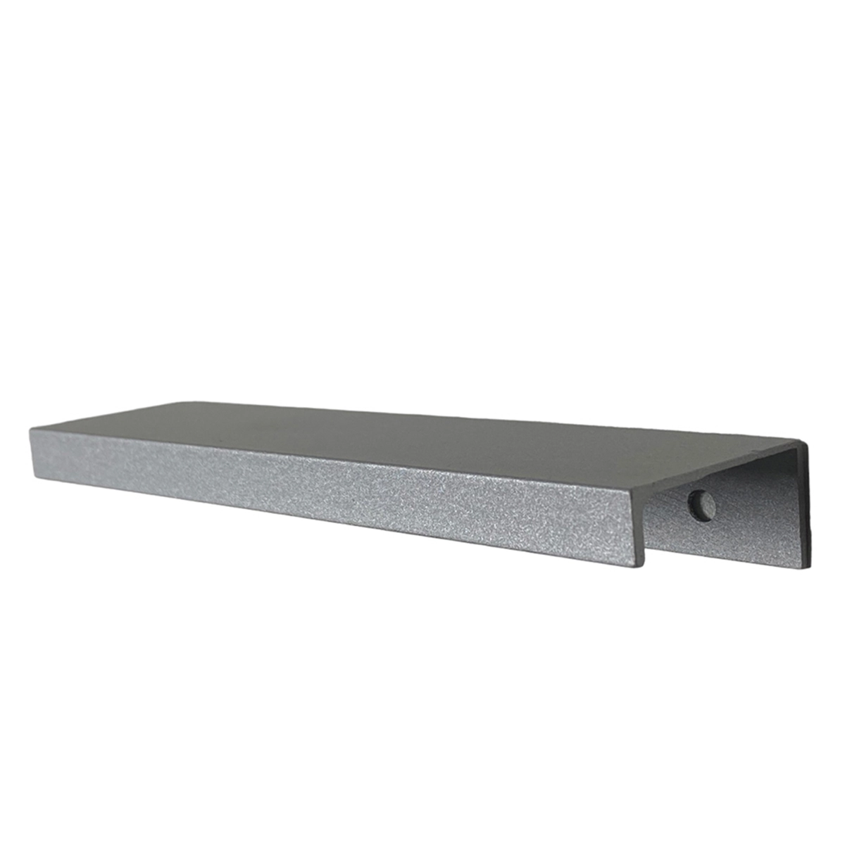 Puxador Para Móveis Clean Reto Alumínio Prata 125mm Aluminium Decor