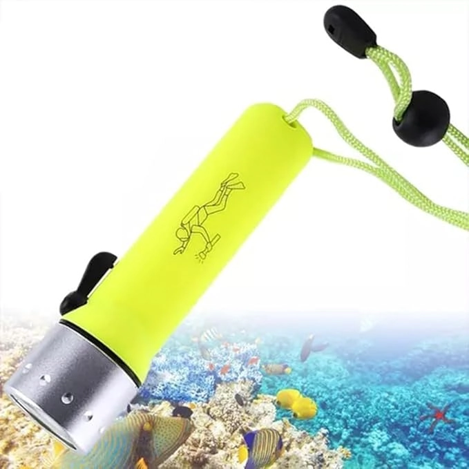 Lanterna De Mergulho Lanterna Subaquática Para Mergulho 2000 Lumens Tocha Subaquática Para Mergulho Noturno