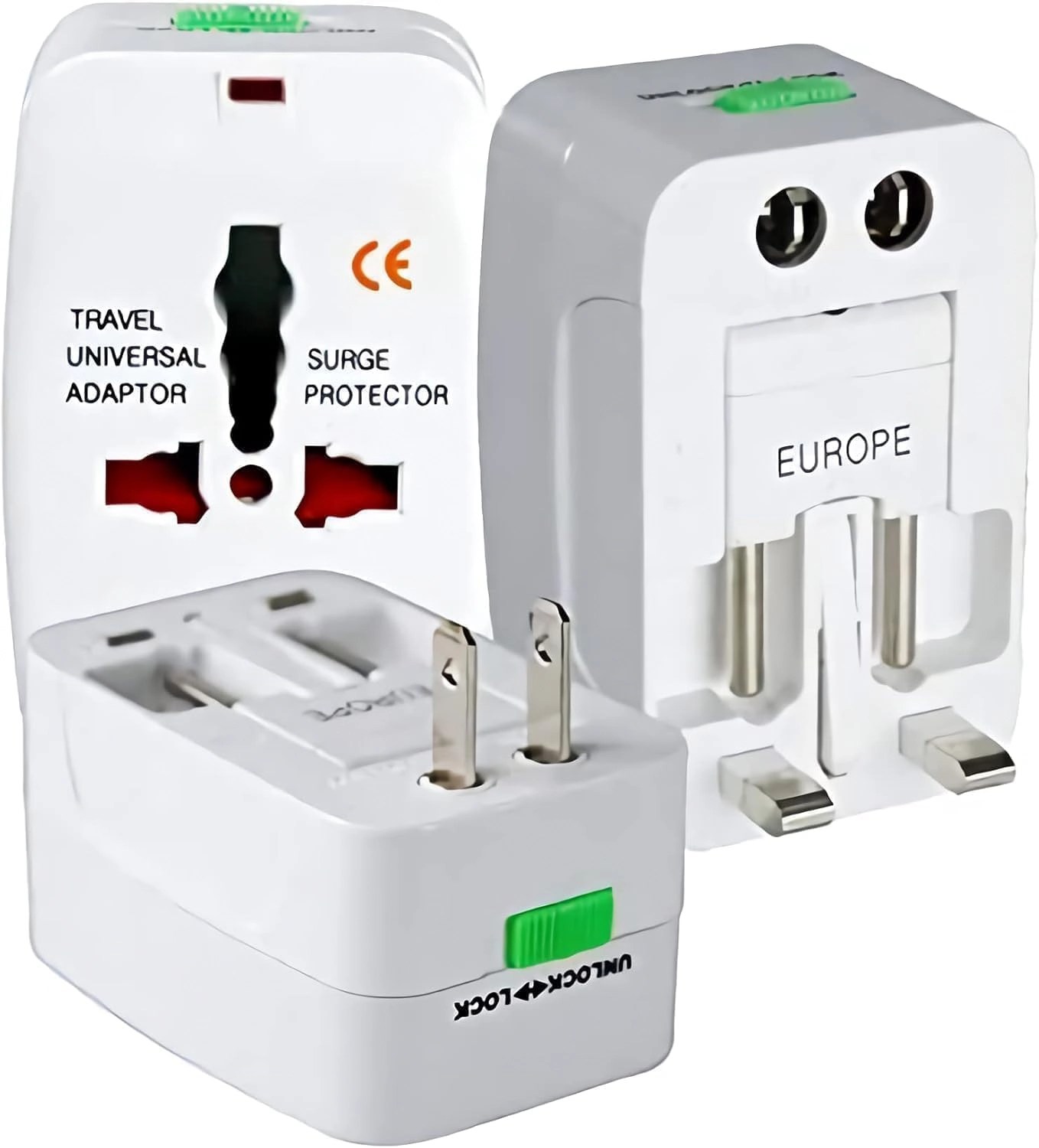 Adaptador Tomada Universal Padrão 150 Países Viagem Bivolt