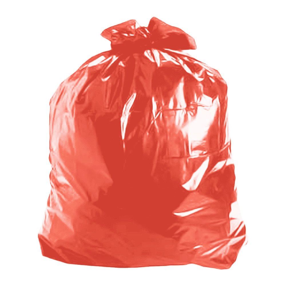 Pacote Saco Lixo Vermelho P7 60l 100un - Reforçado