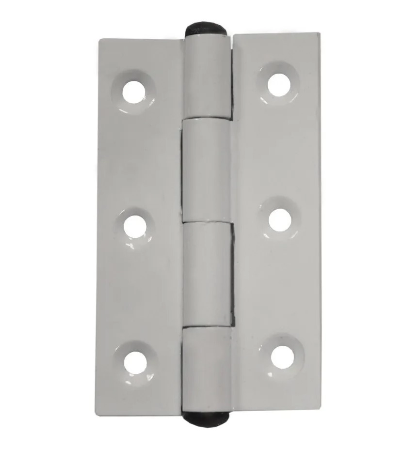 Dobradica 64x40 Branco Porta Janela Abrigo Tela Kit 3 Pcs