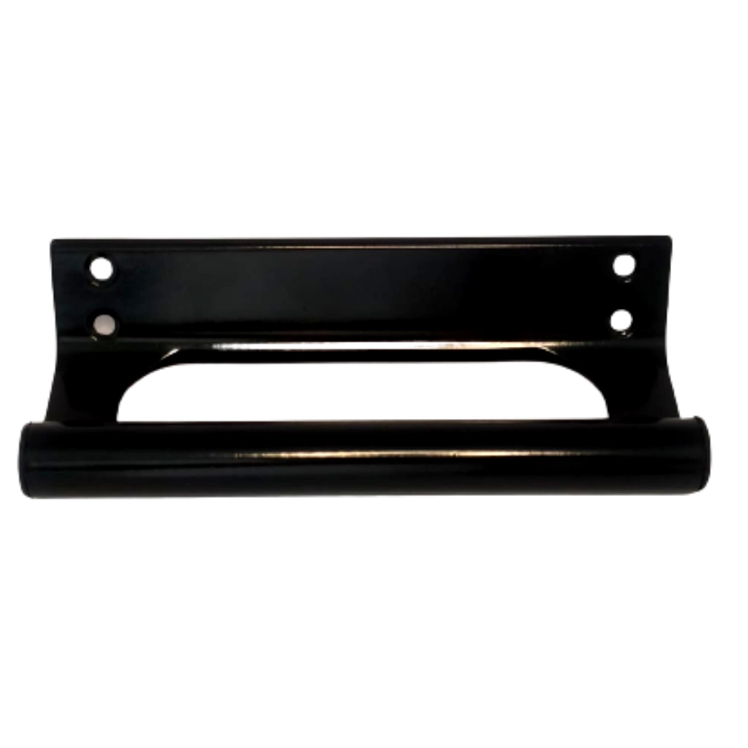 Puxador De Aluminio Buzio Porta Portao Correr Preto 145mm