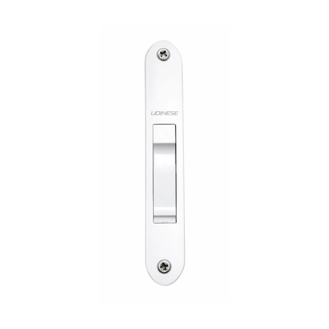 Concha Cega 158mm Aluminio 7311 / 7511 Slide Touch Udinese Janela Vitro Porta Branco