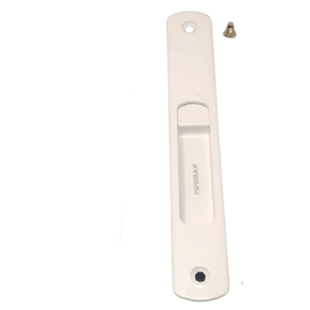 Concha Cega Puxador 160mm Aluminio Branco Con04 Fermax Janela Vitro Porta