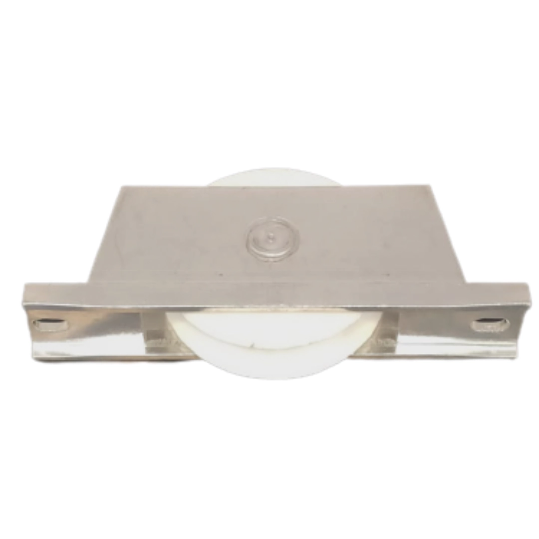 Roldana Portao 50mm Nylon Em "v" 90 Graus Cavalete Aluminio Al