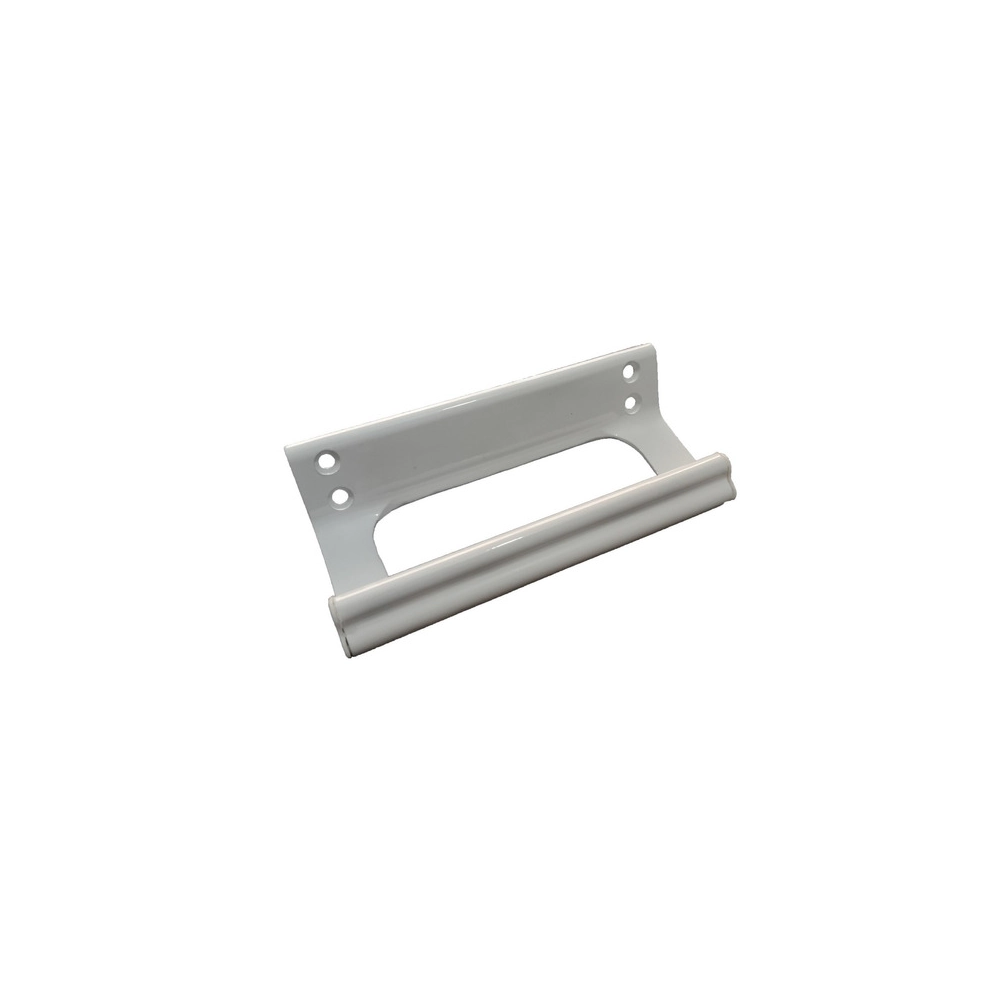 Puxador Aluminio Madeira Buzio Porta Portao Branco 145mm